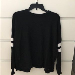 Hollister oversized black knit sweater